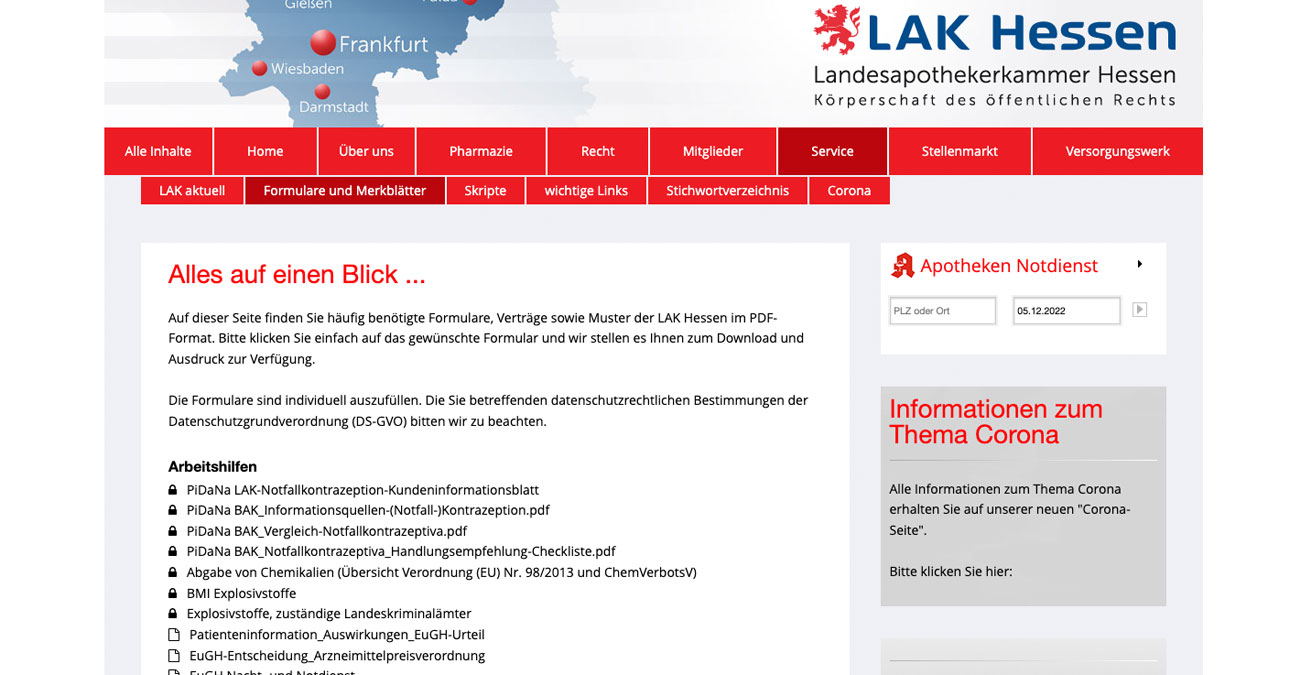 Leistung 1 - Login Bereich