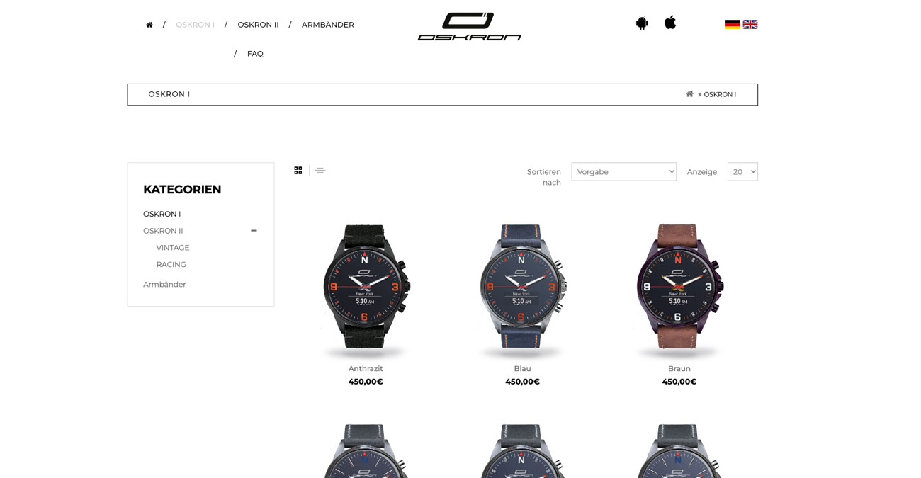 Leistung 1 - Online Shop