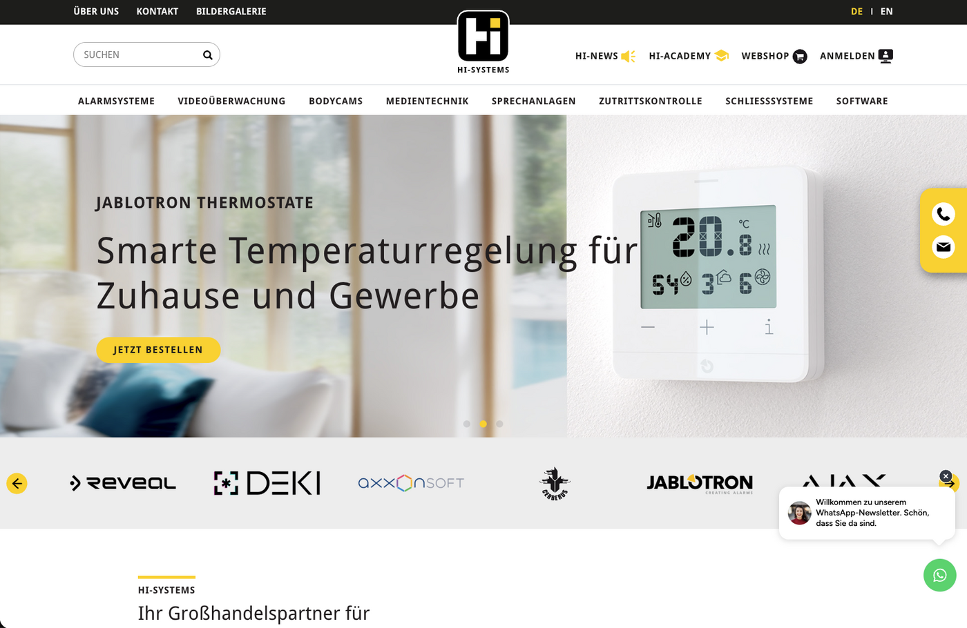 hi-systems — Intelligente Produktdarstellung für Fachhandel