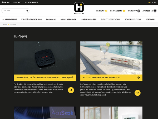hi-systems — Intelligente Produktdarstellung für Fachhandel