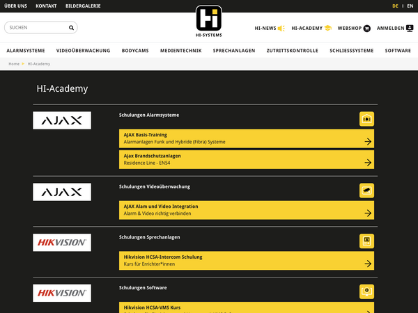 hi-systems — Intelligente Produktdarstellung für Fachhandel